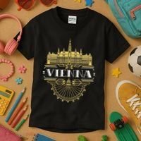 Vienna Austria Art Deco Souvenir Kids T-Shirt thumb 3