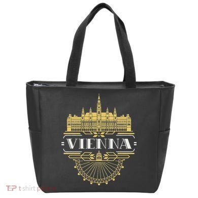 Vienna Austria Art Deco Souvenir Tote Bag