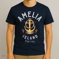 Vintage Athletic Amelia Island Florida T-Shirt thumb 3