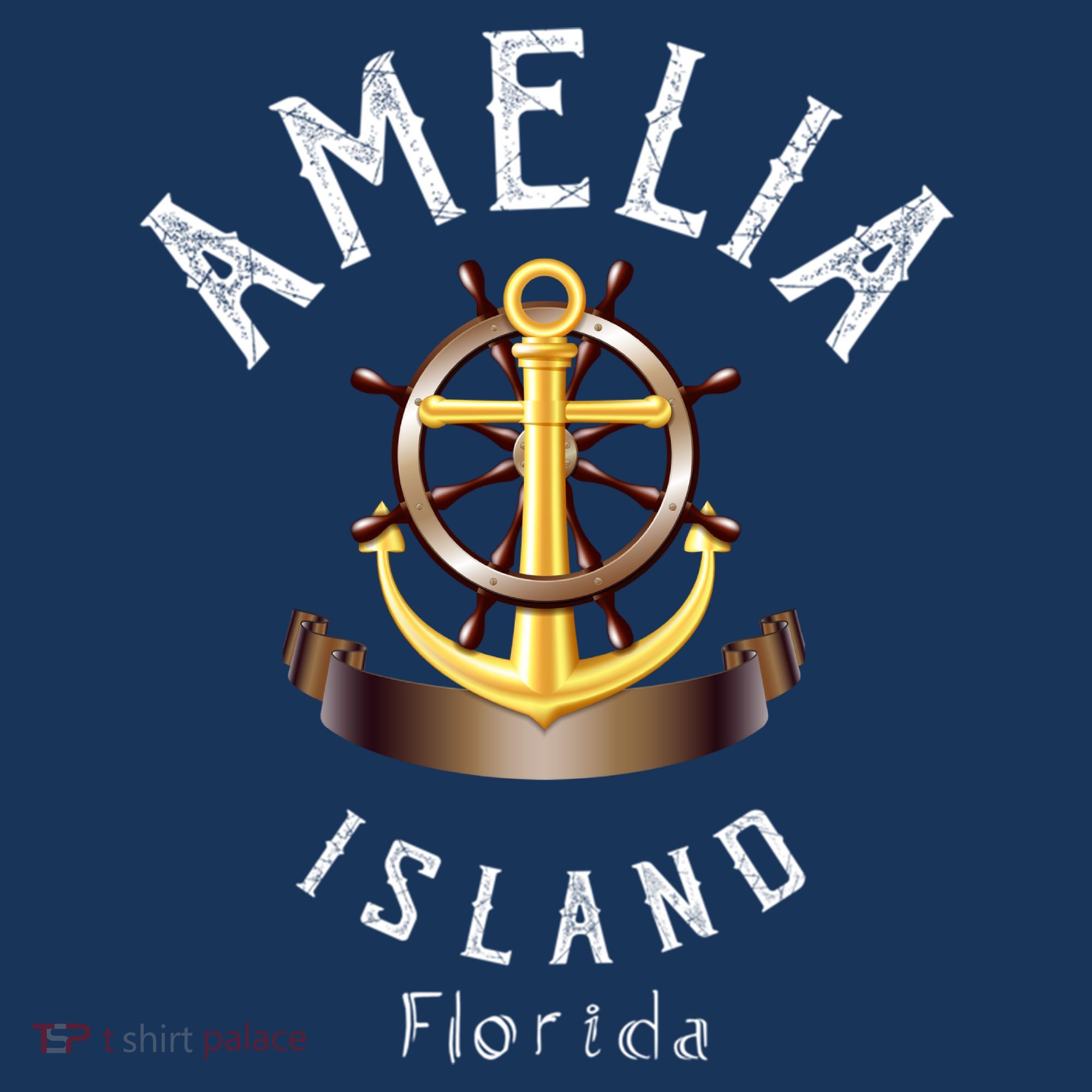 Vintage Athletic Amelia Island Florida T-Shirt