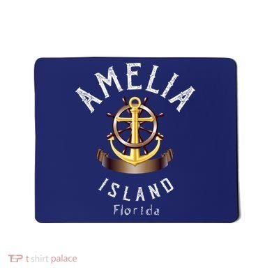 Vintage Athletic Amelia Island Florida Mousepad