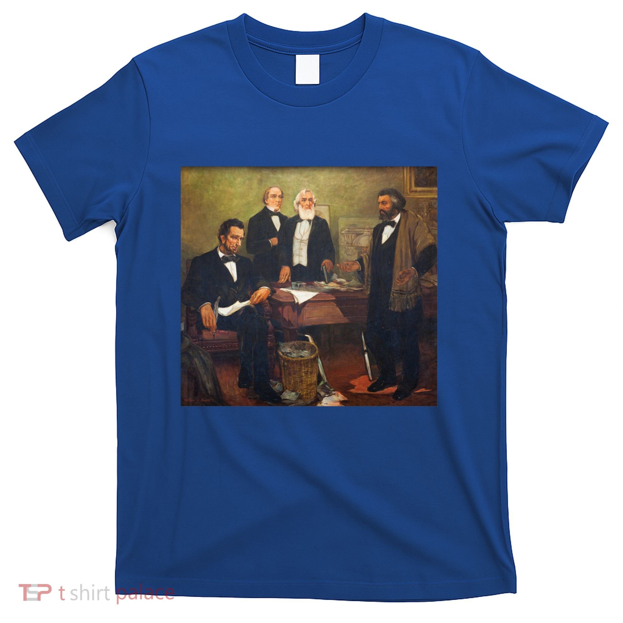 Vintage Art Abraham Lincoln Frederick Douglass Juneteenth Cute Gift T-Shirt