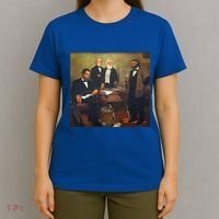 Vintage Art Abraham Lincoln Frederick Douglass Juneteenth Cute Gift T-Shirt thumb 4