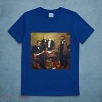 Vintage Art Abraham Lincoln Frederick Douglass Juneteenth Cute Gift T-Shirt thumb 5