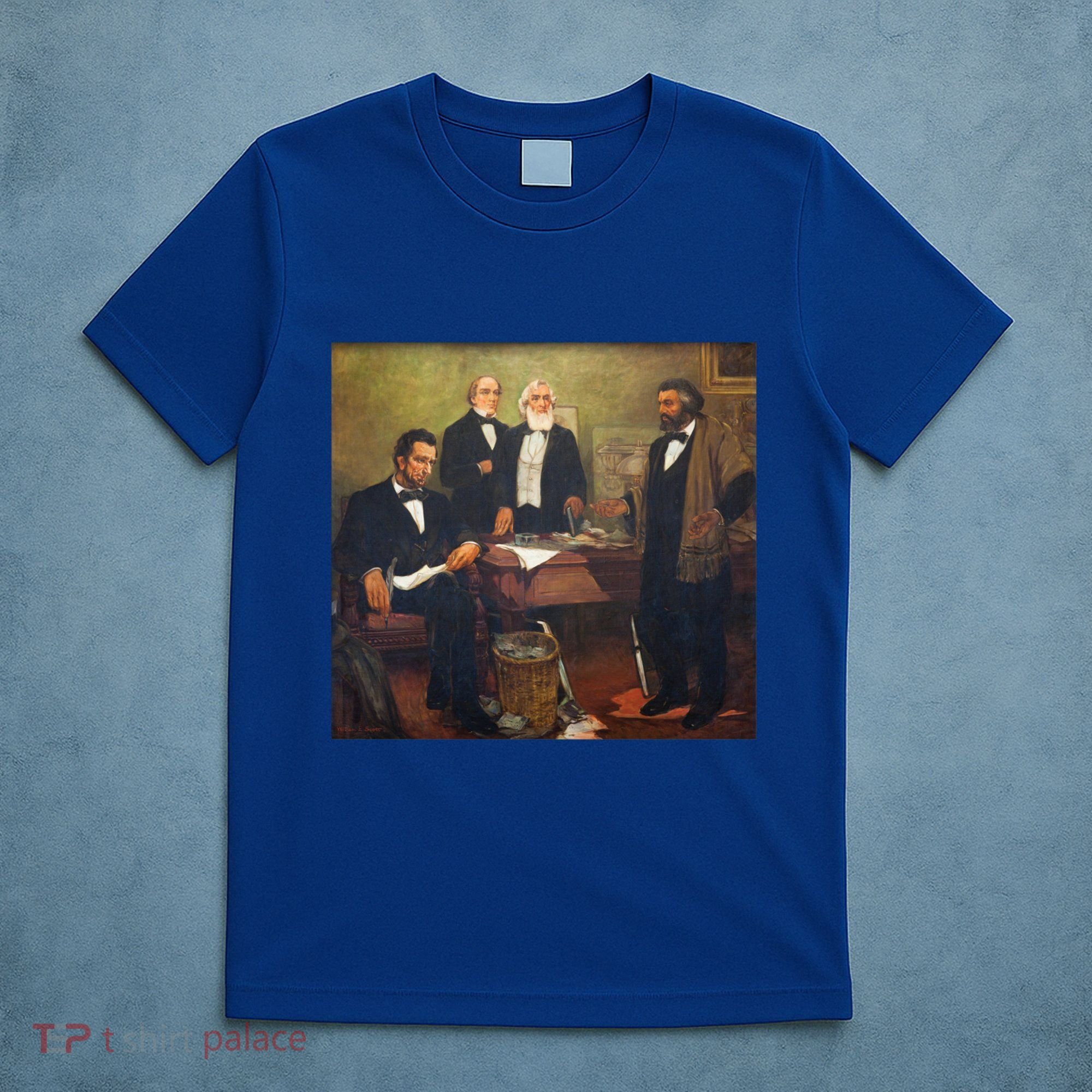 Vintage Art Abraham Lincoln Frederick Douglass Juneteenth Cute Gift T-Shirt