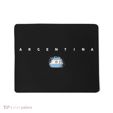 Vintage Argentina Argentinian Flag Pride soccer player Mousepad