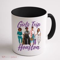 Vacationing African American Black Women Trip Houston Coffee Mug thumb 1