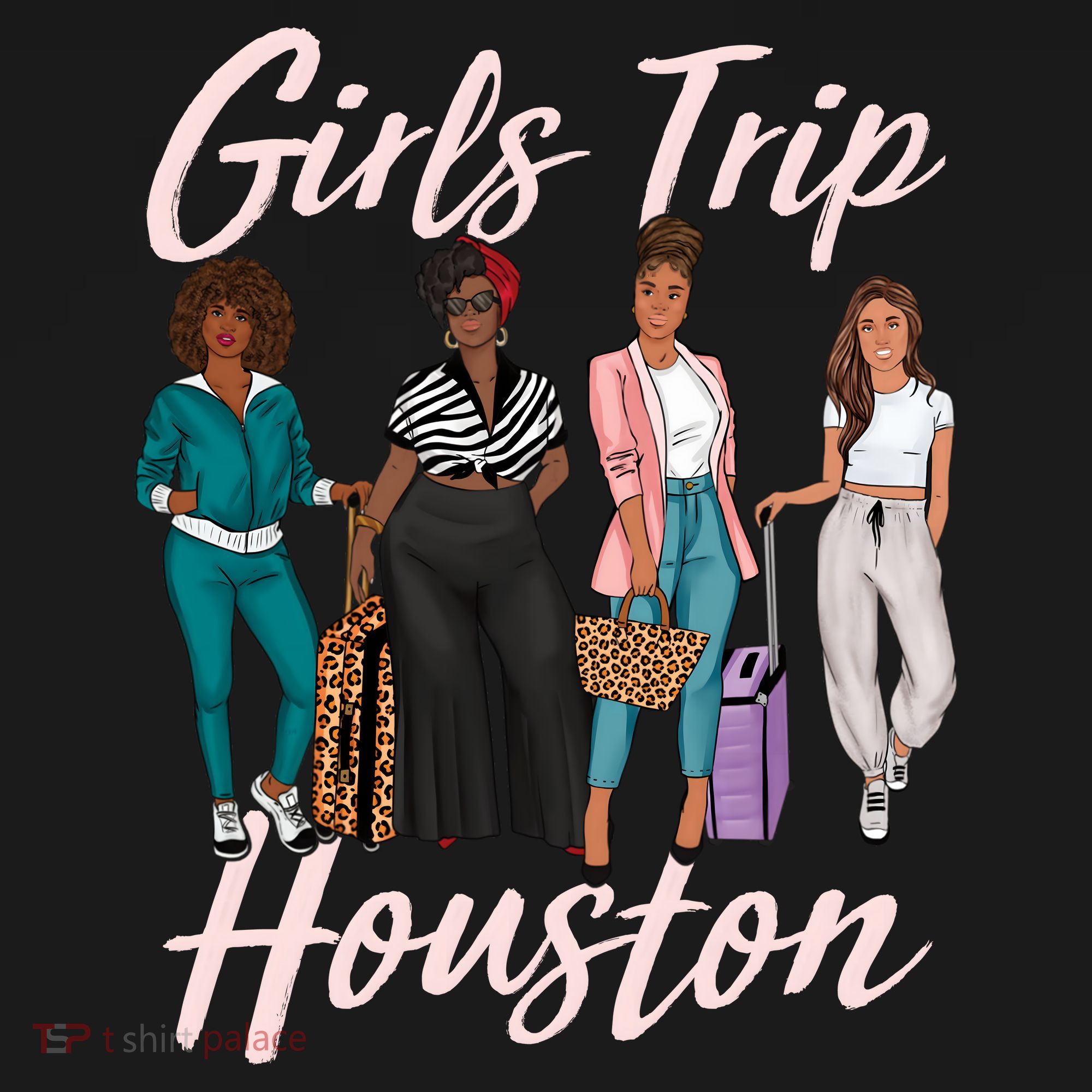 Vacationing African American Black Women Trip Houston Polo