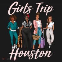 Vacationing African American Black Women Trip Houston Ornament thumb 1