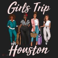Vacationing African American Black Women Trip Houston Golf Towel thumb 3