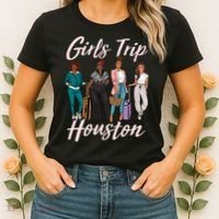 Vacationing African American Black Women Trip Houston Women's T-Shirt thumb 2