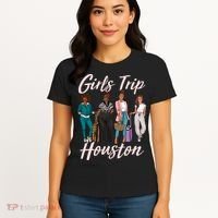 Vacationing African American Black Women Trip Houston Women's T-Shirt thumb 4