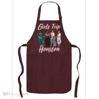 Vacationing African American Black Women Trip Houston Apron thumb 0
