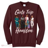 Vacationing African American Black Women Trip Houston Sweatshirt thumb 0