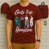 Vacationing African American Black Women Trip Houston T-Shirt thumb 6