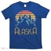 Vintage Ak Alaska Mountains Outdoor Adventure Funny Gift T-Shirt thumb 0