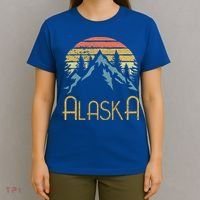 Vintage Ak Alaska Mountains Outdoor Adventure Funny Gift T-Shirt thumb 4