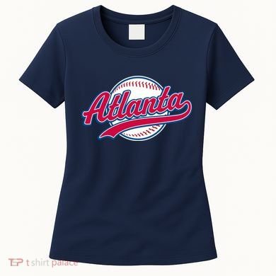 Vintage Atlanta Baseball Women's T-Shirt