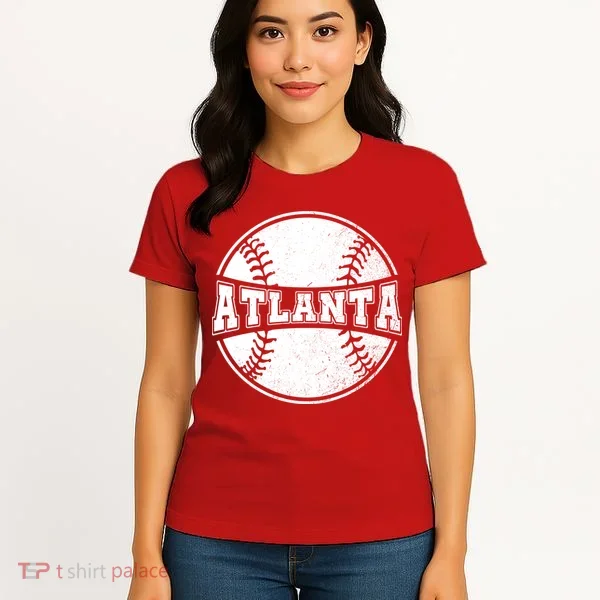 Vintage Atlanta Baseball Women's T-Shirt
