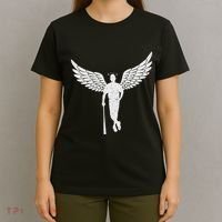 Vintage Angel Baseball Player With Halo And Wings T-Shirt thumb 4
