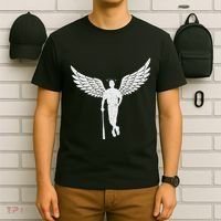 Vintage Angel Baseball Player With Halo And Wings T-Shirt thumb 6