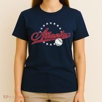 Vintage Atlanta Baseball T-Shirt thumb 4