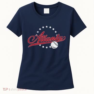 Vintage Atlanta Baseball Women's T-Shirt