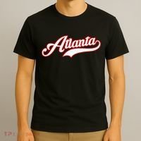 Vintage Atlanta Baseball Atl G.A.M.E.D.A.Y T-Shirt thumb 3