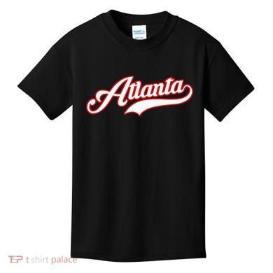 Vintage Atlanta Baseball Atl G.A.M.E.D.A.Y Kids T-Shirt