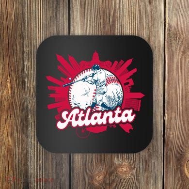 Vintage Atlanta Baseball Coaster