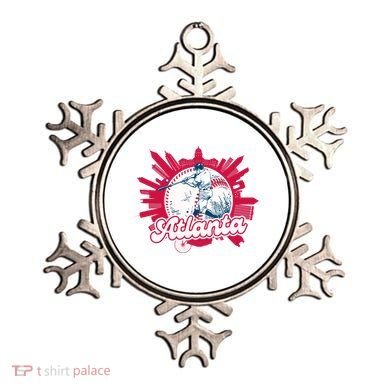 Vintage Atlanta Baseball Ornament