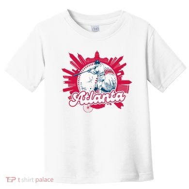 Vintage Atlanta Baseball Toddler T-Shirt