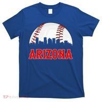 Vintage Arizona Baseball Player And Fans T-Shirt thumb 0