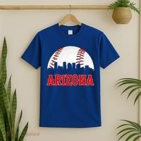 Vintage Arizona Baseball Player And Fans T-Shirt thumb 2