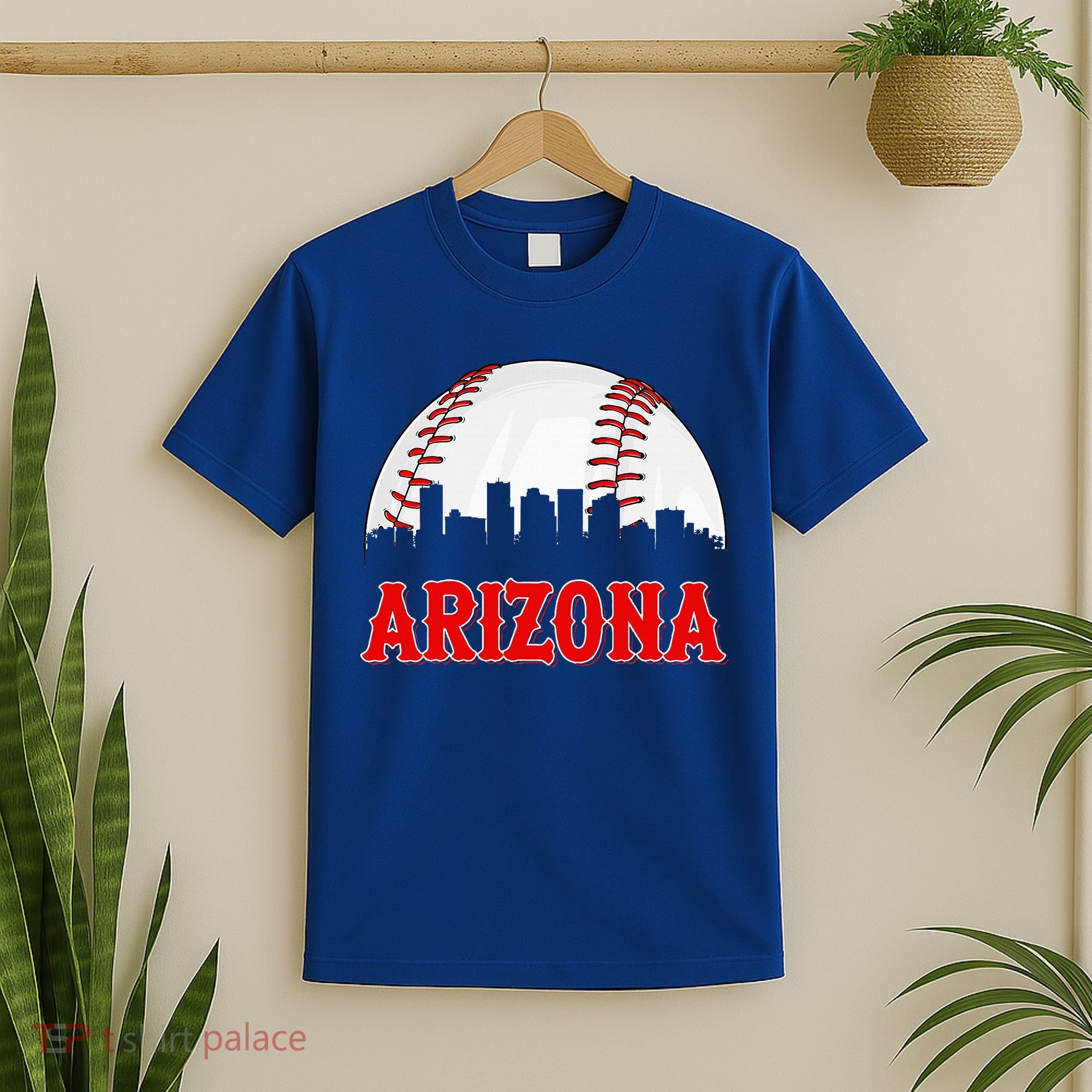 Vintage Arizona Baseball Player And Fans T-Shirt