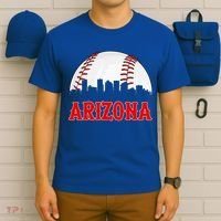 Vintage Arizona Baseball Player And Fans T-Shirt thumb 6