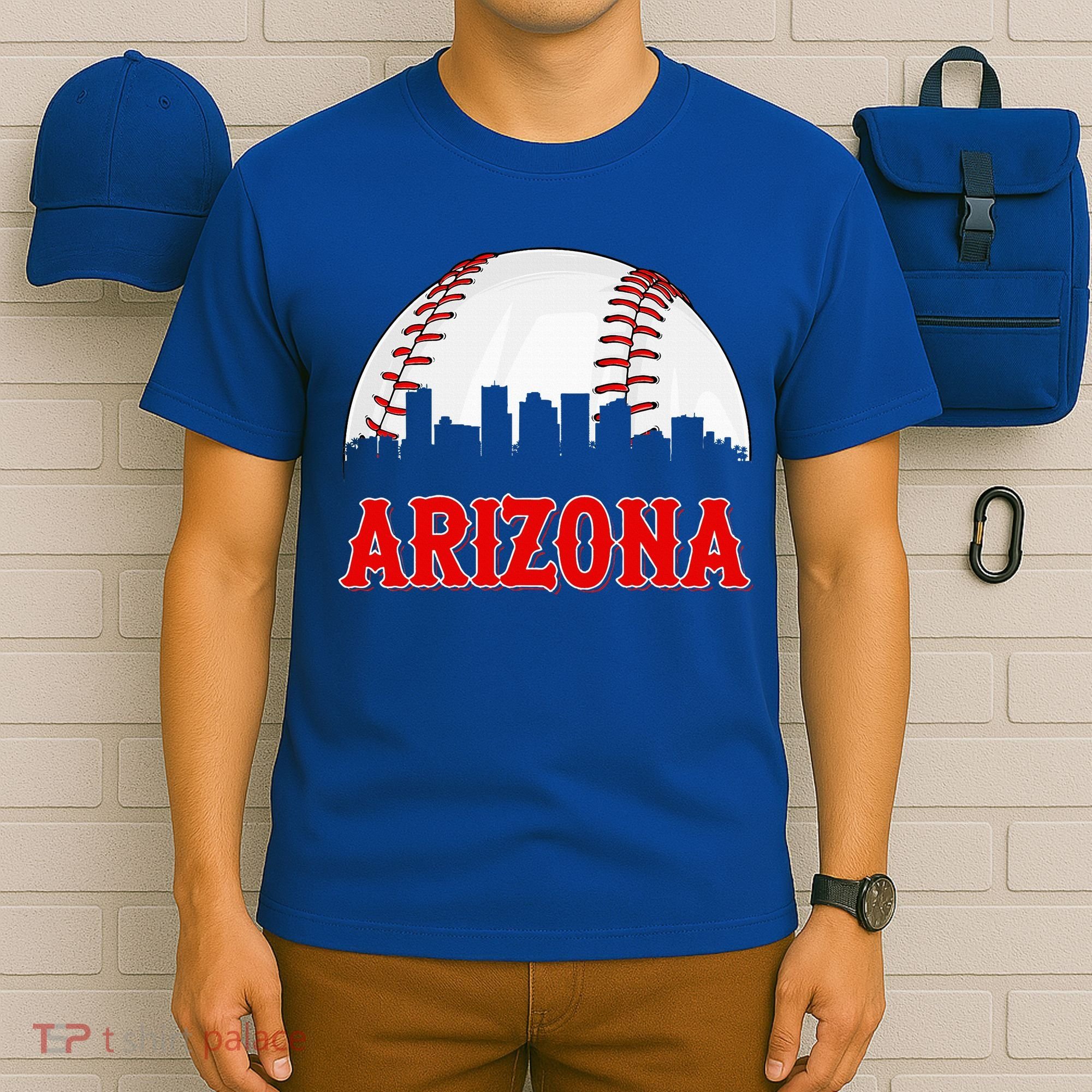 Vintage Arizona Baseball Player And Fans T-Shirt