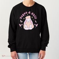 Vegan And Chill Sheep Women's Sweatshirt thumb 0
