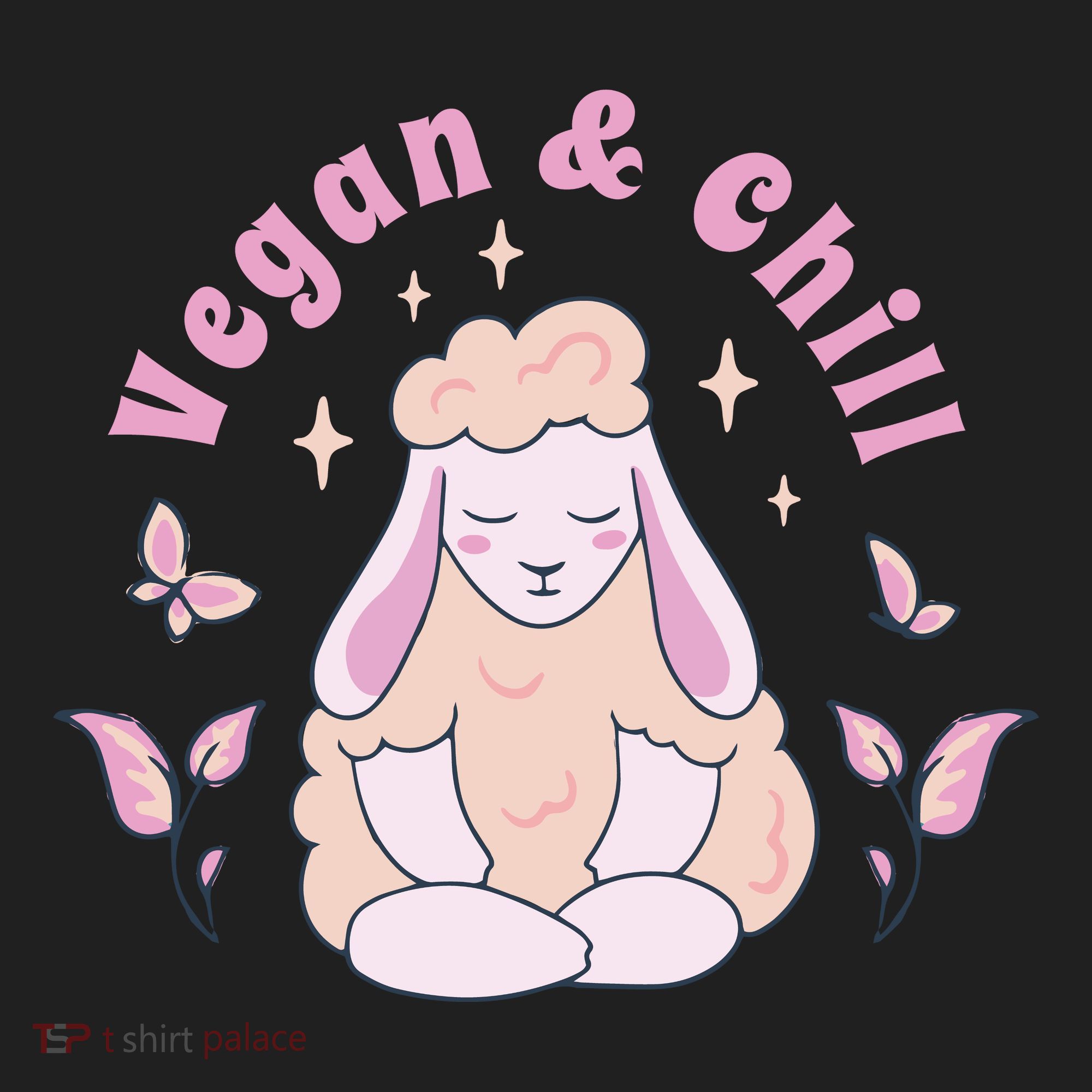 Vegan And Chill Sheep Women's Sweatshirt