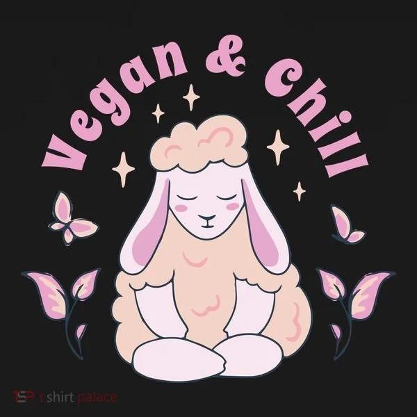 Vegan And Chill Sheep Bucket Hat
