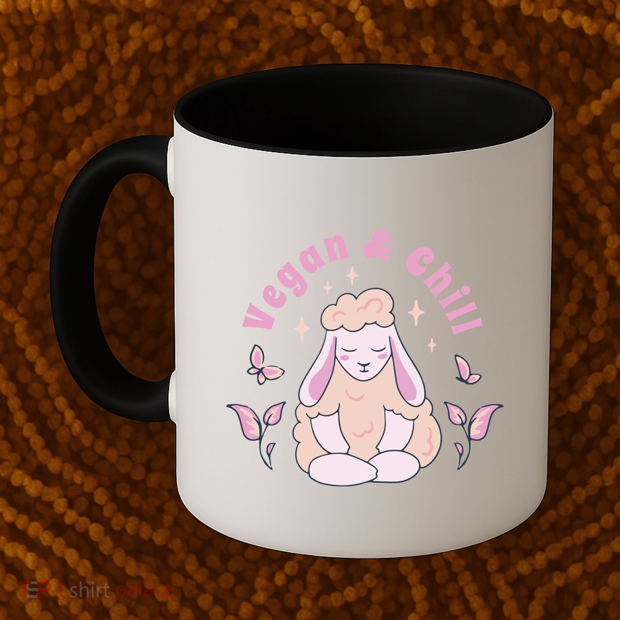 Vegan And Chill Sheep Coffee Mug