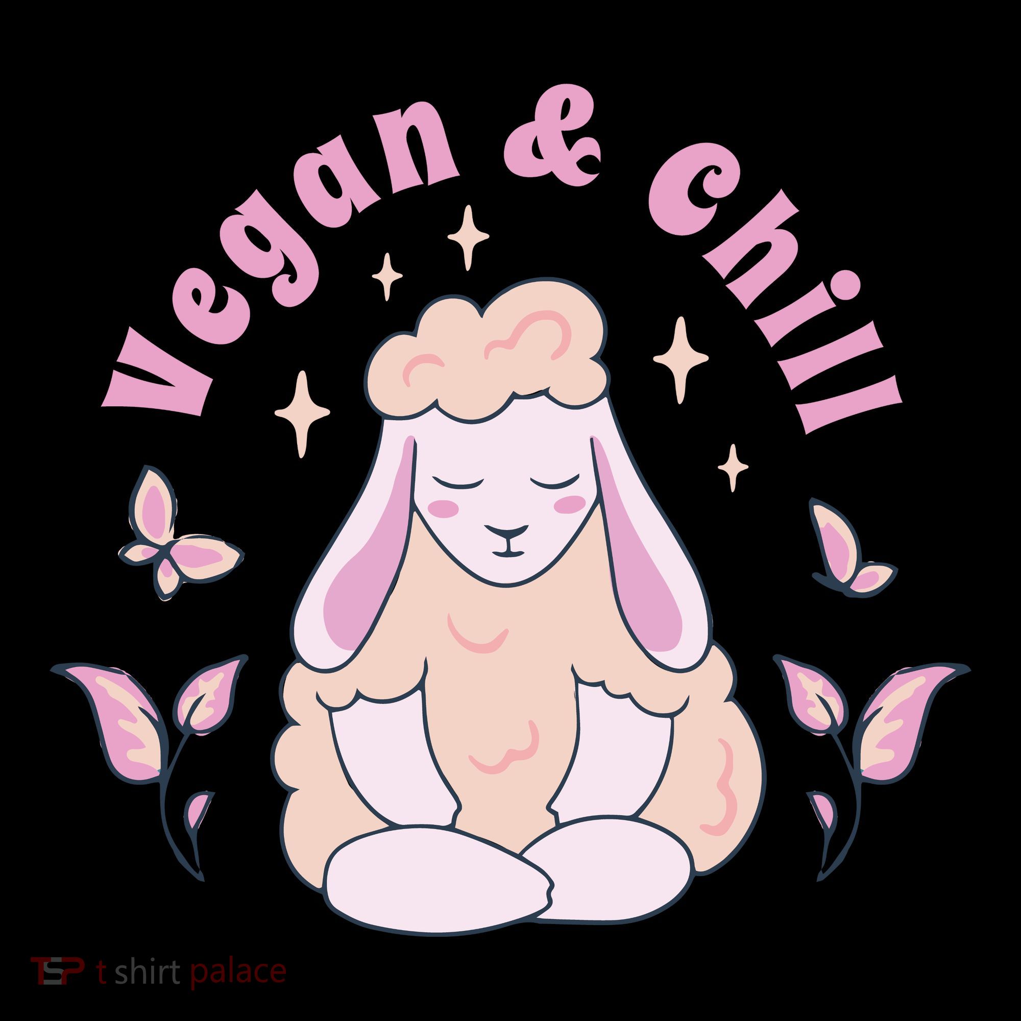 Vegan And Chill Sheep Women's Hoodie