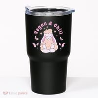 Vegan And Chill Sheep Tumbler thumb 0