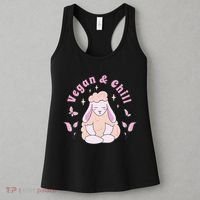 Vegan And Chill Sheep Women's Tank Top thumb 3