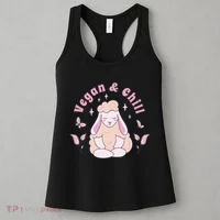 Vegan And Chill Sheep Women's Tank Top thumb 3