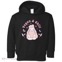 Vegan And Chill Sheep Toddler Hoodie thumb 0