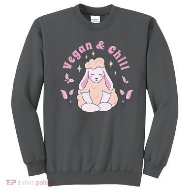 Vegan And Chill Sheep Sweatshirt