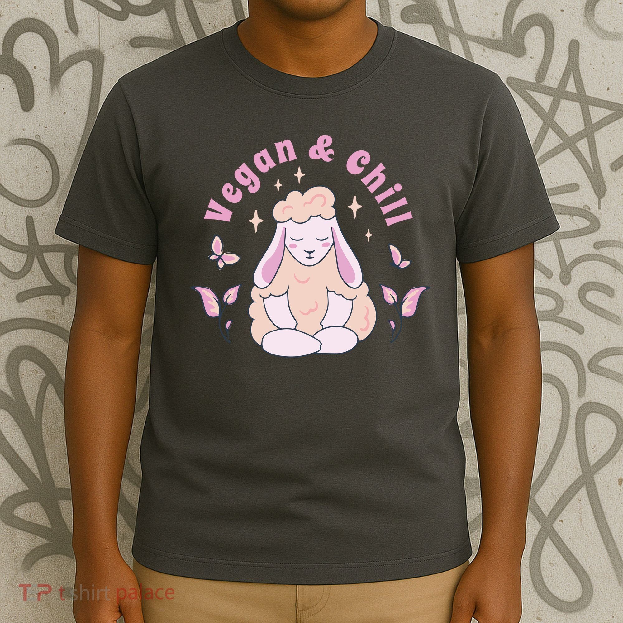 Vegan And Chill Sheep T-Shirt