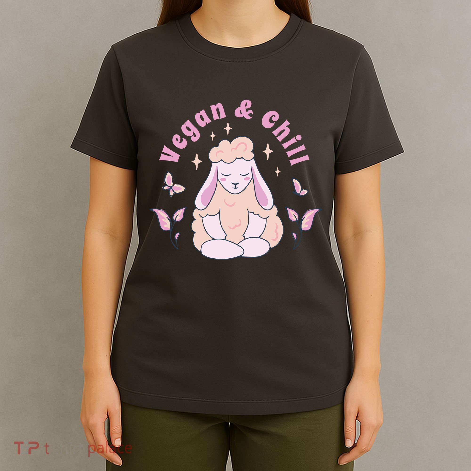 Vegan And Chill Sheep T-Shirt