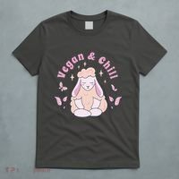 Vegan And Chill Sheep T-Shirt thumb 5